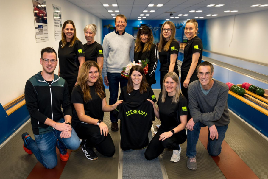 Neues Auswärtstrikot 1.Frauenmannschaft FC Seeshaupt, Abt. Kegeln
